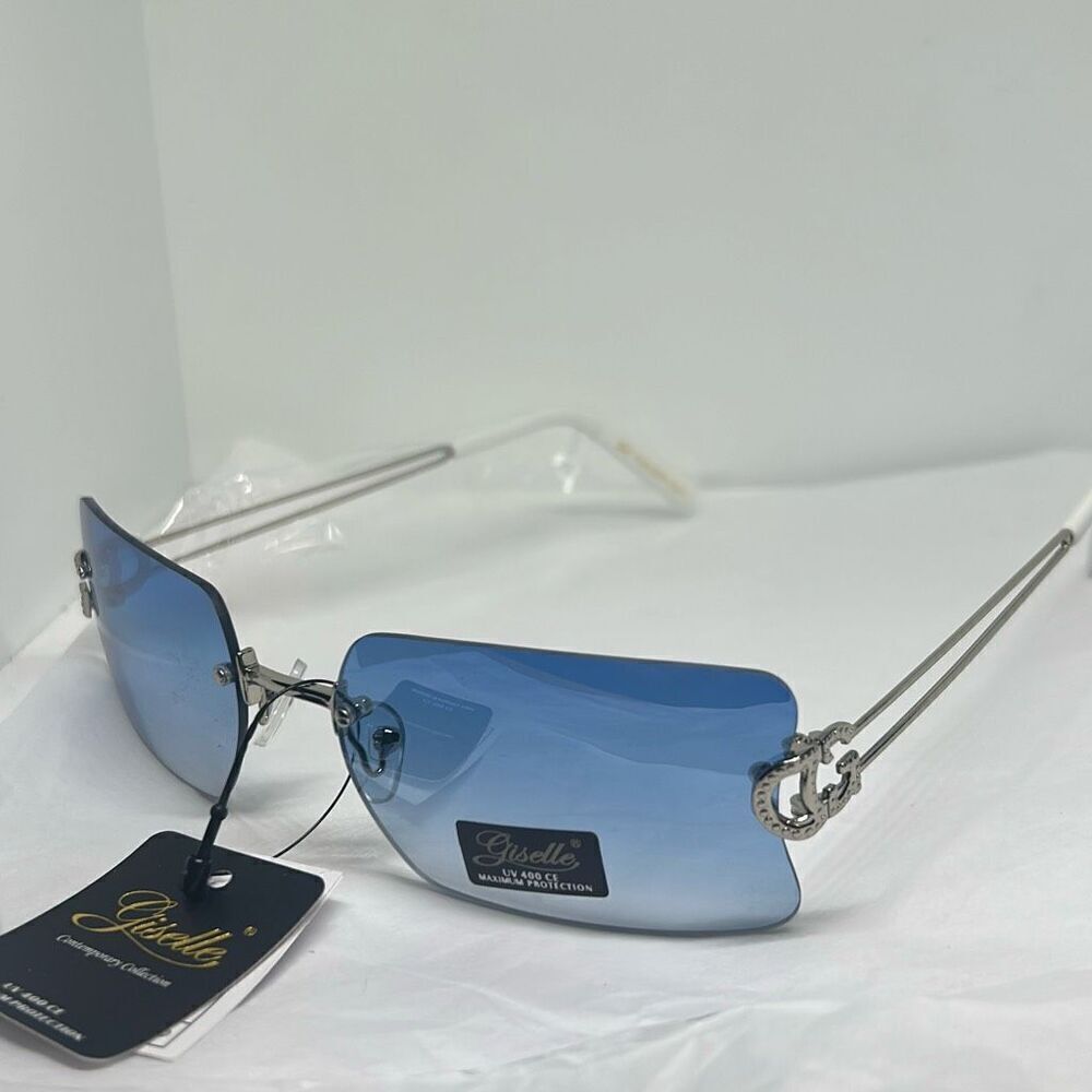 Giselle Rimless Sunglasses – Elegant Contemporary Collection UV400 Protection